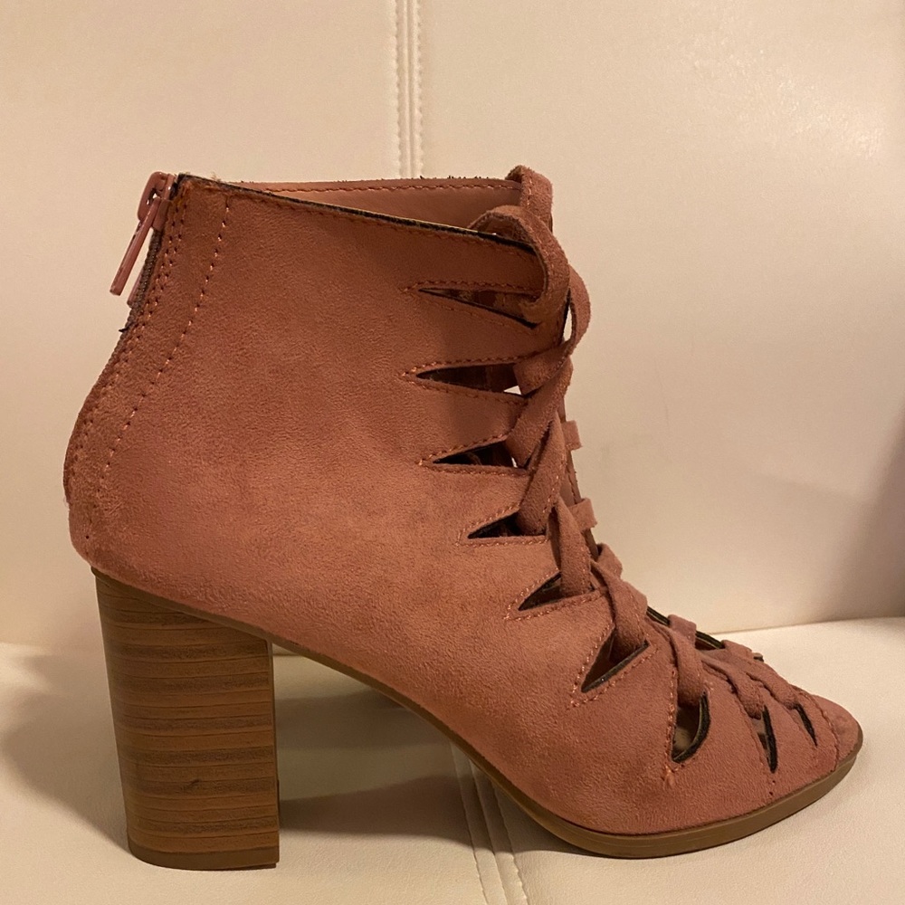 Strap tie up heels from Lulus